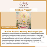 Buddha Stones Bodhisattva Chenrezig Four-armed Avalokitesvara Protection Copper Statue Decoration