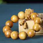 FREE Today: Maintain Healing Energy Rosewood Dragon Carved Protection Bracelet