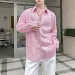 Retro Casual Collared Tassel Shirt