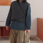 Retro Japanese Loose Short Down Vest