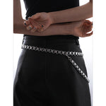 Punk Multifunctional Metal Waist Chain