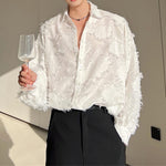 Feather Tassel Thin Long Sleeve Shirt