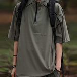 Half-zip Quick-drying Casual T-shirt
