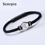 Buddha Stones 999 Sterling Silver 12 Constellations of the Zodiac Protection Handmade String Bracelet (Extra 35% Off | USE CODE: FS35)