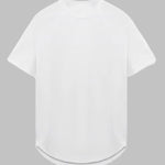 Men's Mesh Breathable Quick-Dry Elastic Solid Color Casual T-shirt