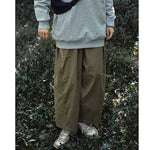 Loose-fitting Wide-leg Casual Straight-leg Pants
