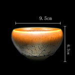 Buddha Stones Gold Spot Pattern Chinese Jianzhan Ceramic Teacup Kung Fu Tea Cup Bowl With Gift Box