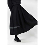 Women's Cracked Color Block Flower Tulip Skirt