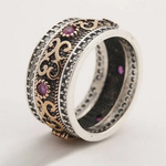Heritage of Rome Silver & Gold Ring