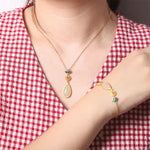 Buddha Stones 925 Sterling Silver Hetian White Jade Water Drop Chain Necklace Pendant Bracelet