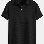 Geometric Jacquard Polo