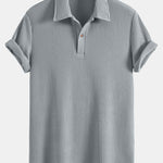 Short Sleeved Waffle Polo