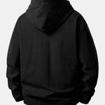 Relax Fit Corduroy Half-Zip Hooded Pullover & Straight Leg Corduroy Pants