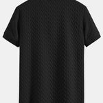 Geometric Jacquard Polo