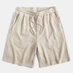 Waffle Textured Cuban Shirt & Shorts