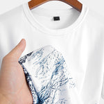 Ink Mountain Landscape Print T-Shirt