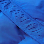 MEN'S  Spliced Fluffy Hooded Quilted Padded Jacket
