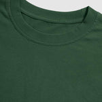 Men's 100% cotton basic round neck T-shirt two-piece set