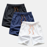 3 Pieces Man Mid Length Drawstring Swim Shorts