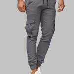 Casual Patchwork Pants with Dual Pockets