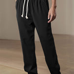 Straight Leg Linen Pants