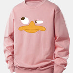 Duck Print Relax Fit Sweatshirt