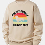 Dog Slogan Print Relax Fit Sweatshirt