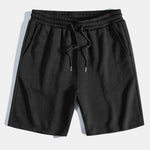 Striped Jacquard Drawstring Shorts