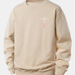 Faith Print Relax Fit Sweatshirt