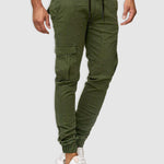 Casual Patchwork Pants with Dual Pockets