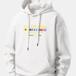California Print Relax Fit Hoodie