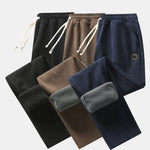3 Pieces Teddy Fleece Lined Straight Leg Corduroy Pants