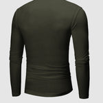 Unisex Solid Color Lightweight Fleece Skin-friendly Basic Pullover T-shirt