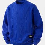 Relax Fit 2-in-1 Twist Jacquard Sweatshirt
