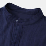 Men's Plain Basic Long Sleeve Shirt