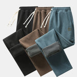 3 Pieces Teddy Fleece Lined Straight Leg Corduroy Pants