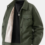 Teddy Lined Pocket Corduroy Jacket
