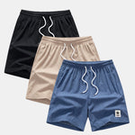 3 Pieces Corduroy Drawstring Shorts
