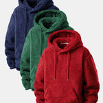 3 Pieces Basic Teddy Hoodies