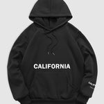 Men's "CALIFORNIA" letter print casual hoodie