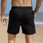 Men's Solid Color Casual Quick-Drying Beach Shorts