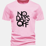 Regular Fit Slogan Print Cotton T-Shirt