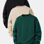 3 Pieces Basic Relax Fit Sweatshirt