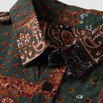 Men's Vintage Ethnic Style Cotton Linen Short Sleeve Shirt