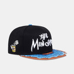 Take A Bite Of A Donut Shape Slogan Embroidery Baseball Cap