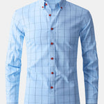 Long Sleeve Plaid Button Up Shirt