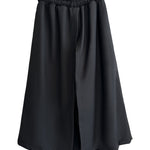 Drawstring Loose Layered Wide-Leg Pants