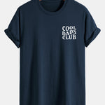 Regular Fit Cool Dads Club Print Cotton T-Shirt
