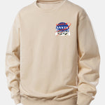Christmas Santa Claus Print Relax Fit Sweatshirt