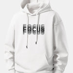 Focus Print Relax Fit Hoodie